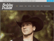 Tablet Screenshot of bobbypulido.com